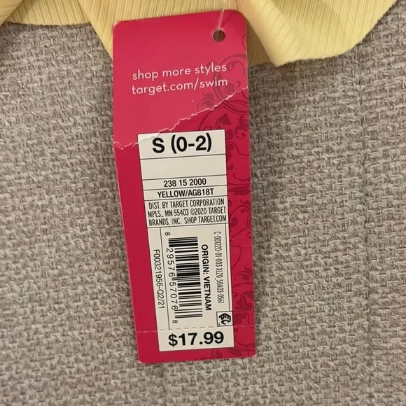 Xhilaration Yellow Bikini Top - Picture 2 of 5